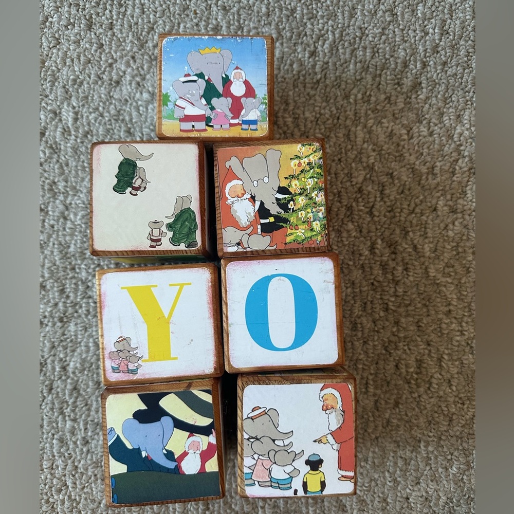 Vintage Babar blocks - Picture 3 of 6